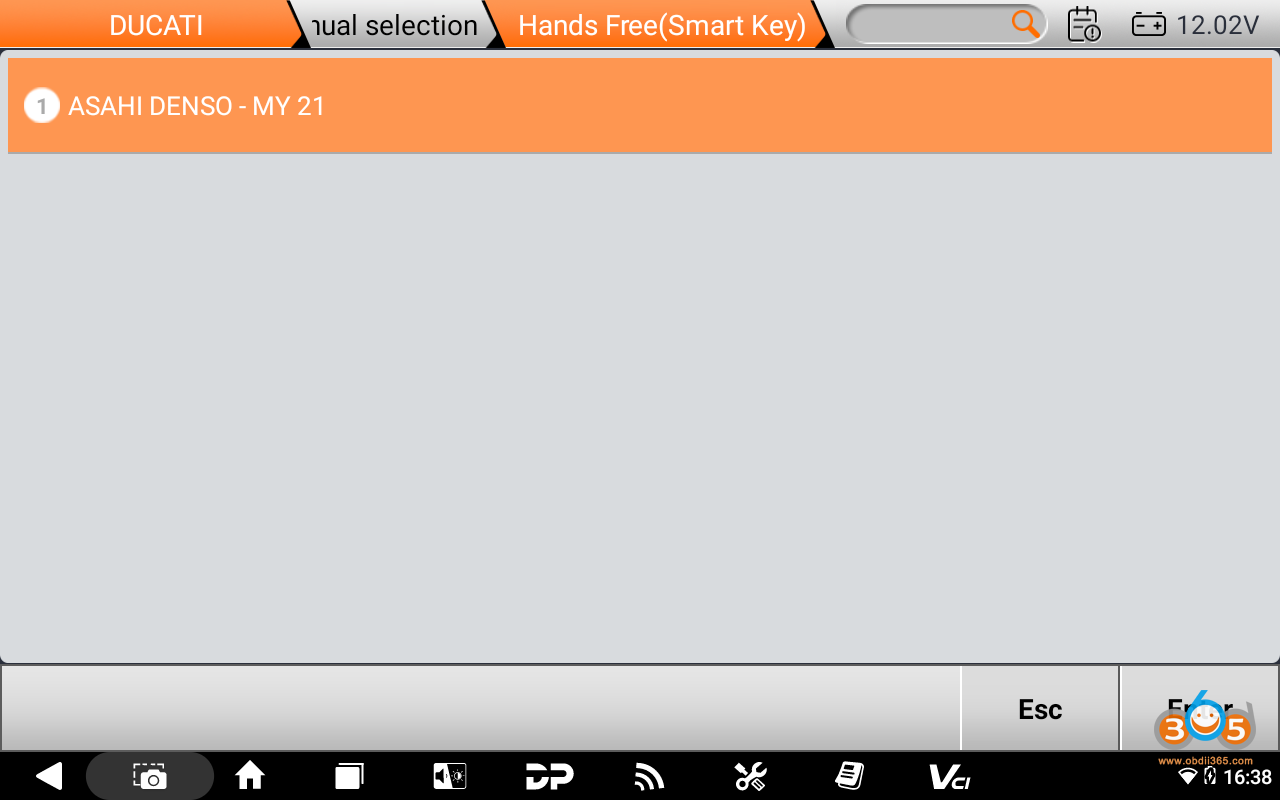 OBDSTAR Ducati Pin Reset 7