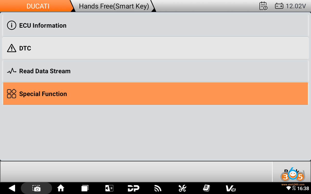 OBDSTAR Ducati Pin Reset 8