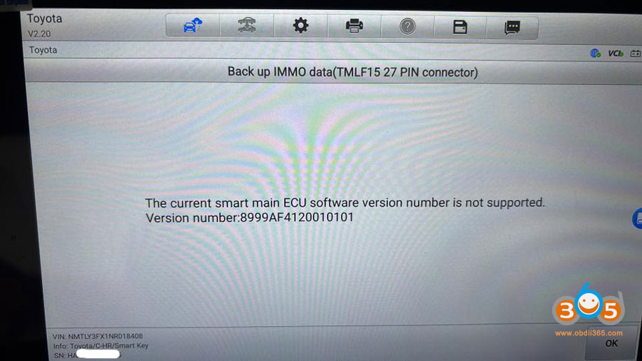 Autel Im508s Toyota Chr 2022 8a Akl 3