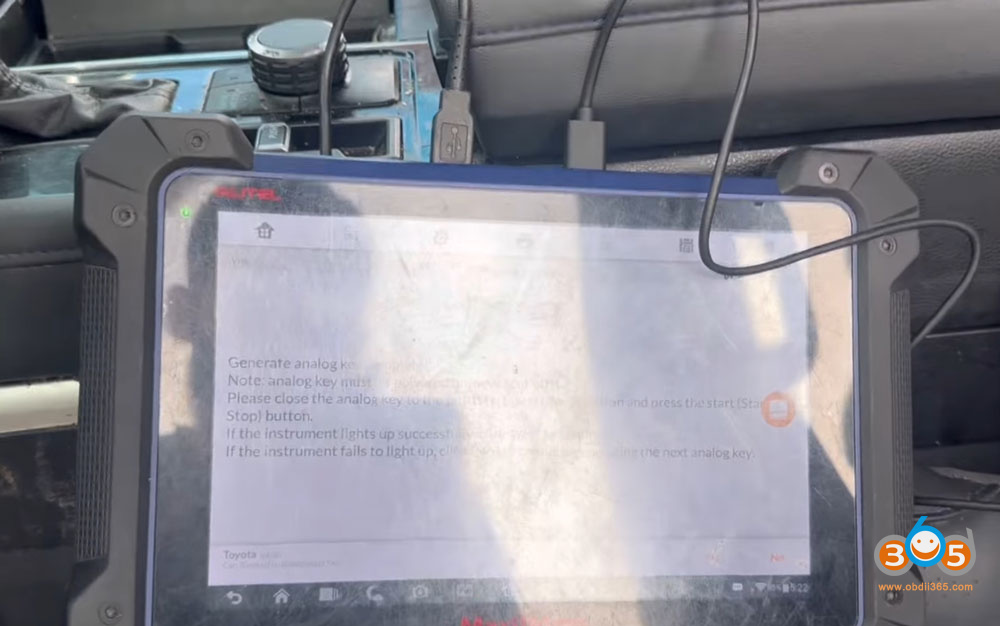 Autel Im608 2022 2025 Toyota Tundra Akl 10