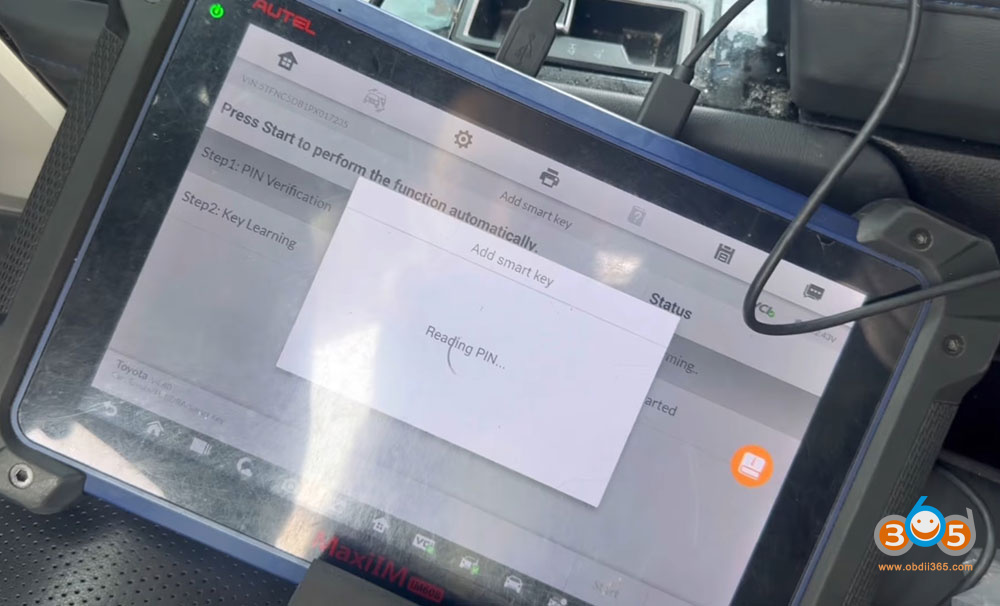 Autel Im608 2022 2025 Toyota Tundra Akl 12