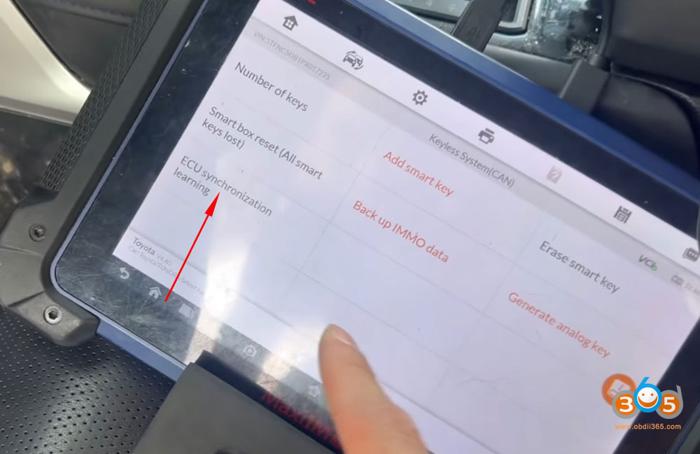 Autel Im608 2022 2025 Toyota Tundra Akl 14