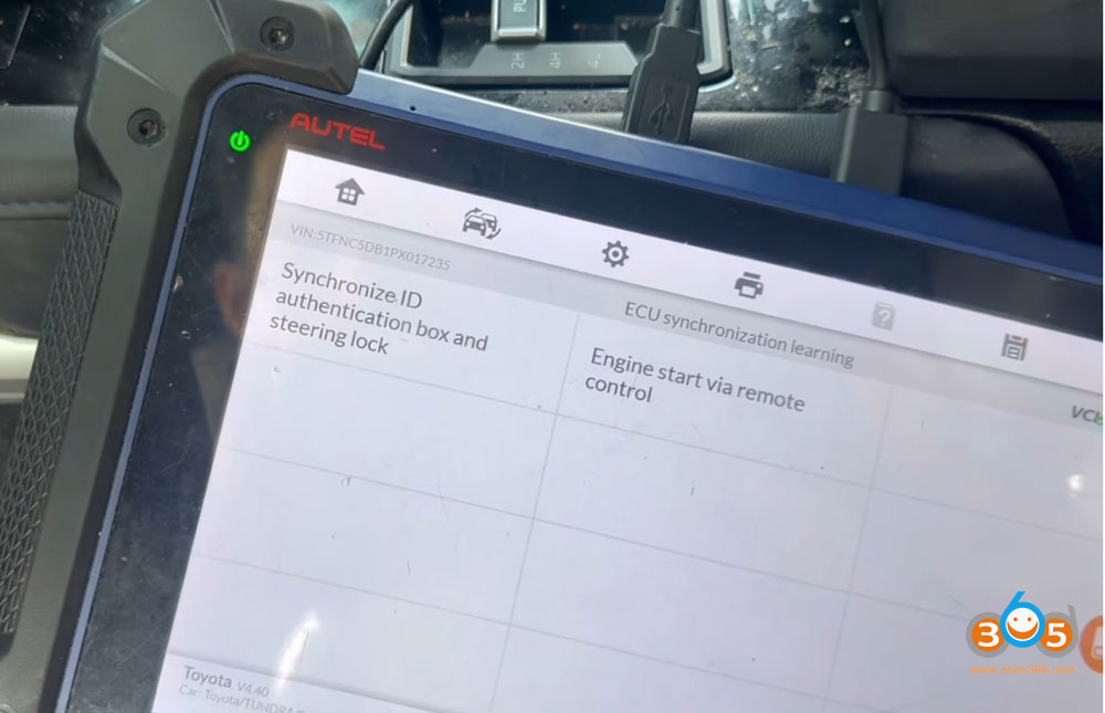 Autel Im608 2022 2025 Toyota Tundra Akl 15