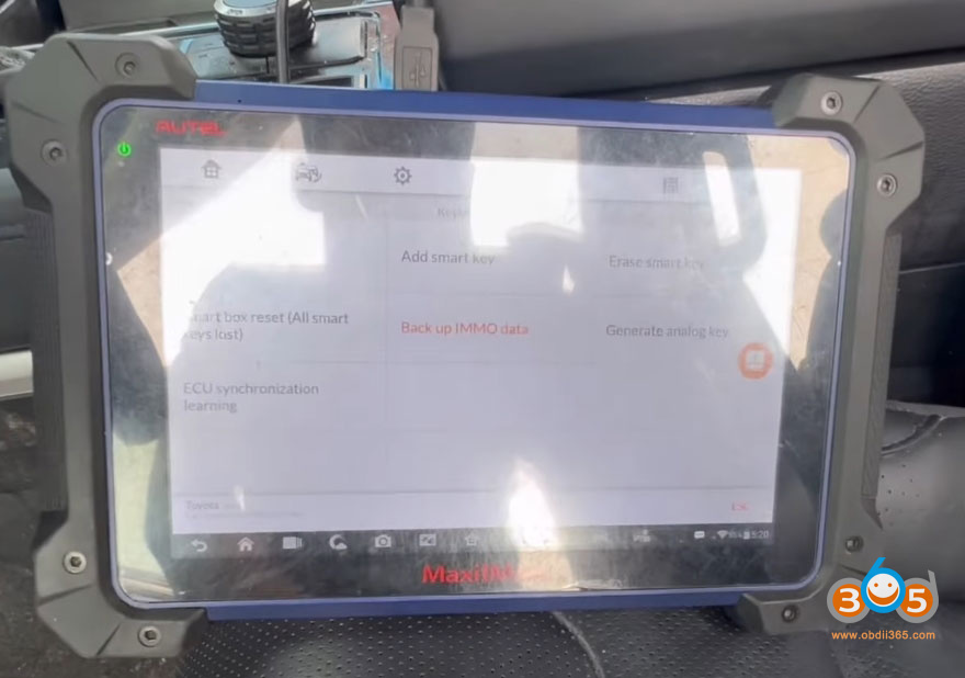 Autel Im608 2022 2025 Toyota Tundra Akl 5