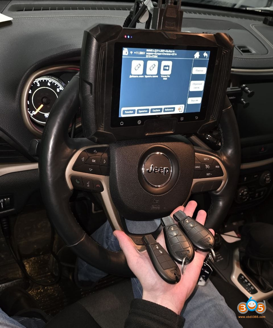 Londsor K518 2017 Jeep Cherokee Key 2