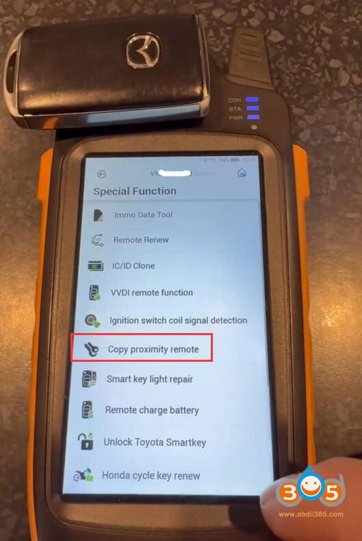 Xhorse Clone Mazda Cx30 2020 Smart Key 1