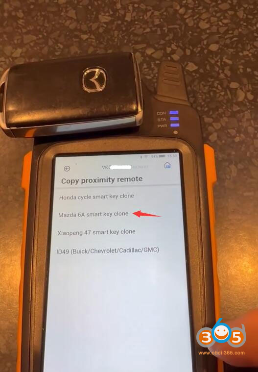 Xhorse Clone Mazda Cx30 2020 Smart Key 2