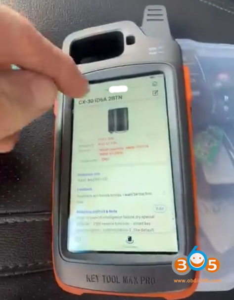 Xhorse Clone Mazda Cx30 2020 Smart Key 5