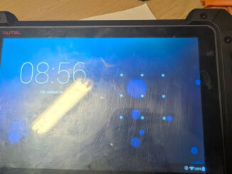 Autel Im608 Forget Screen Pattern