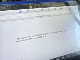 Autel Lexus Gx 2023 Immo Sw Version Not Supported 1