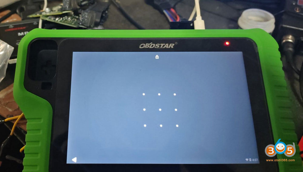 Obdstar G3 Forget Lock Screen Password 1