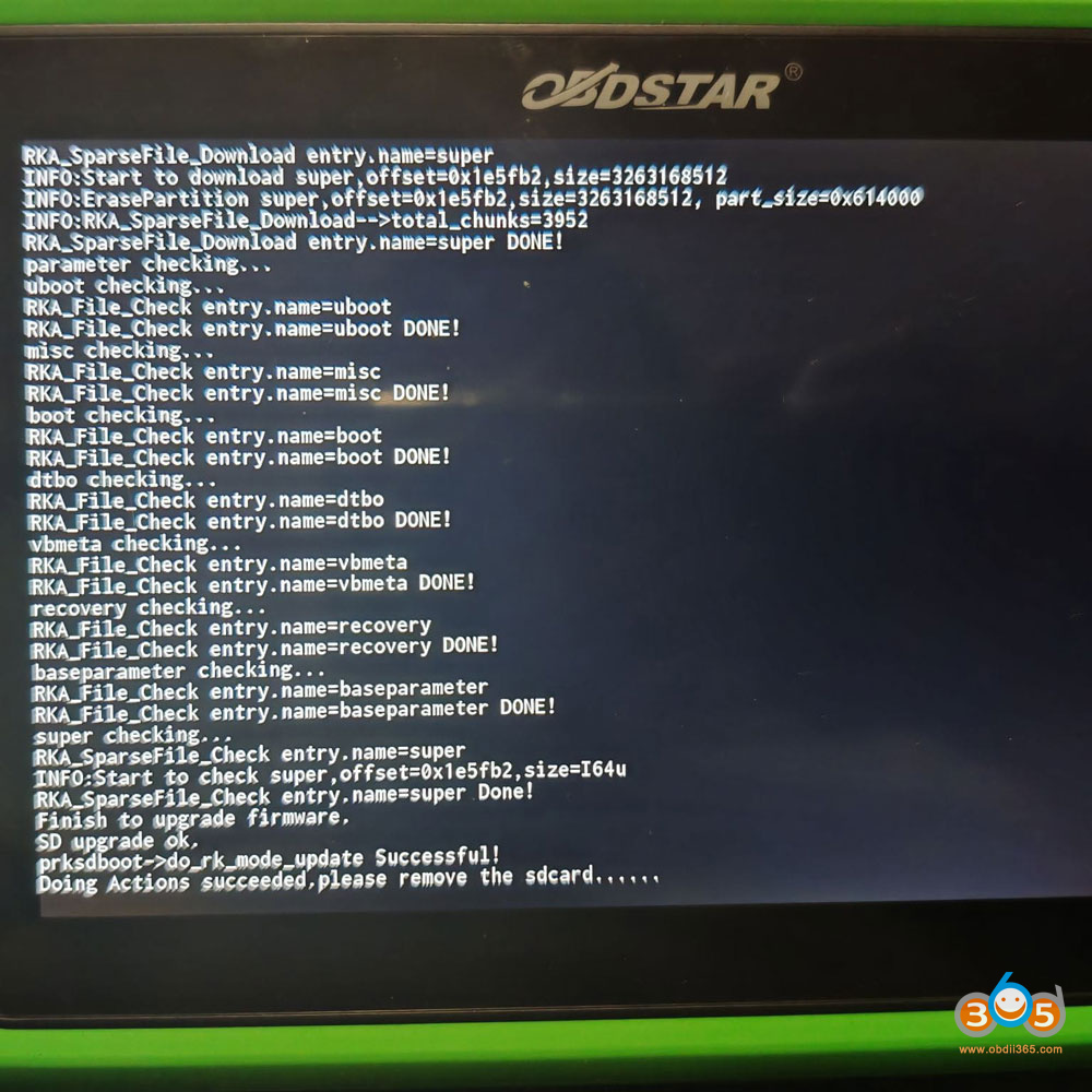 Obdstar G3 Forget Lock Screen Password 3