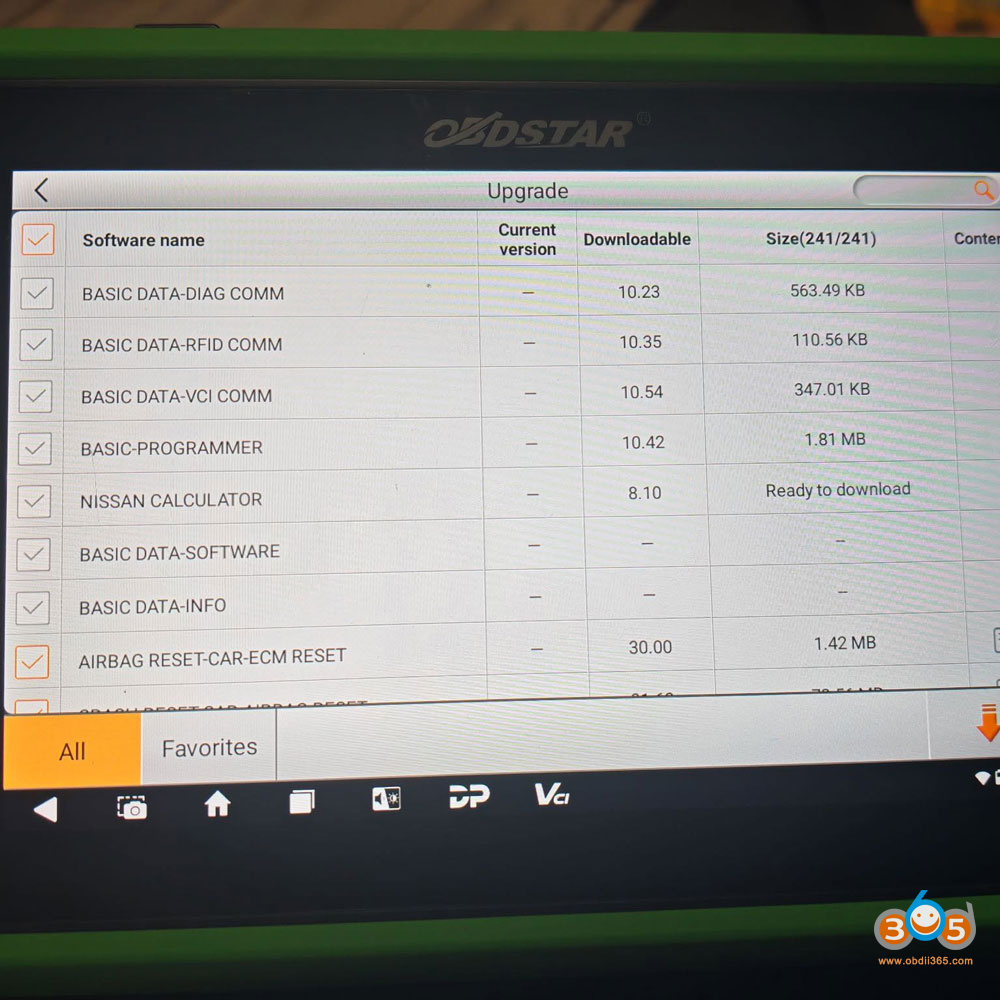 Obdstar G3 Forget Lock Screen Password 5