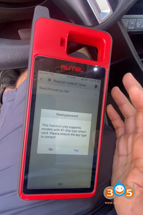 Autel Km100 2025 Hyundai Tuscon Key 7