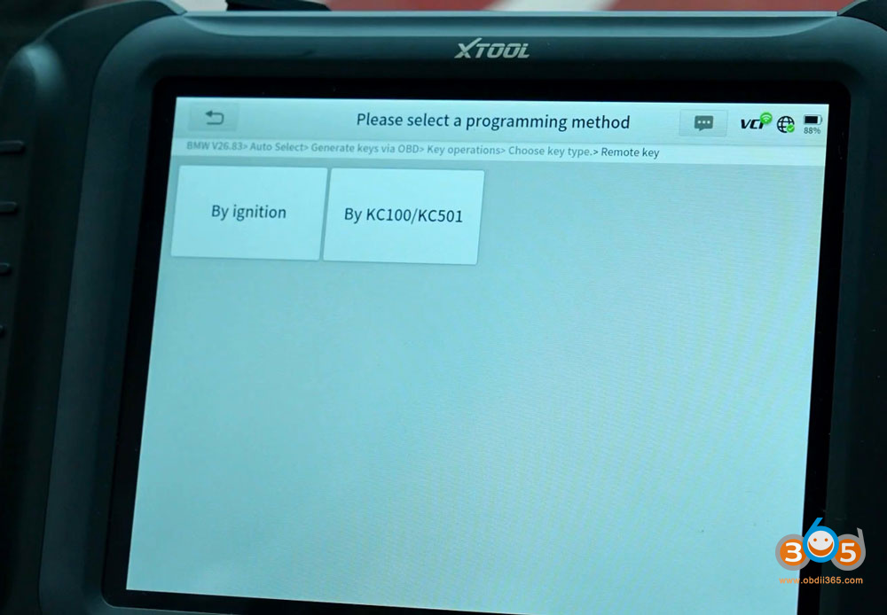 Xtool Program Bmw Csa3 Akl With Kc501 10