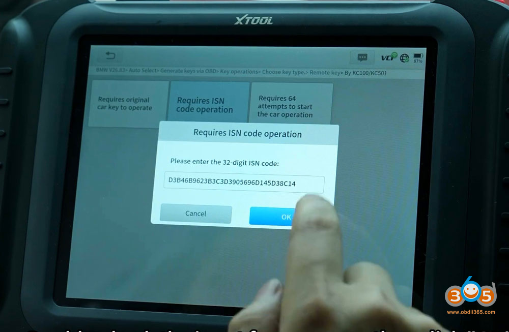 Xtool Program Bmw Csa3 Akl With Kc501 11