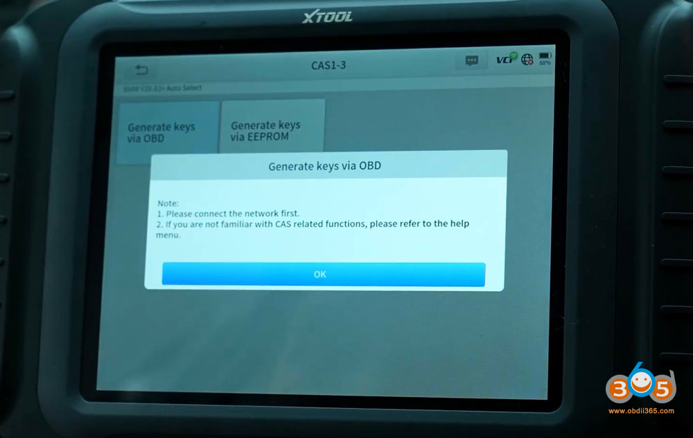 Xtool Program Bmw Csa3 Akl With Kc501 7